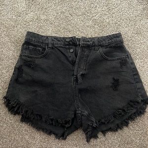 Wild fable High Rise Distressed Festival Jean Shorts